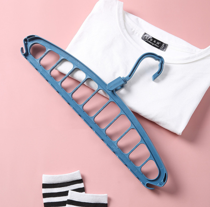 Percha Mágica Plegable Antideslizante para Ropa